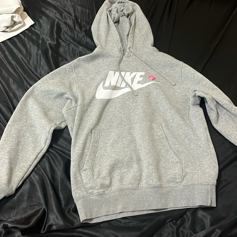 Nike grey hoodie .